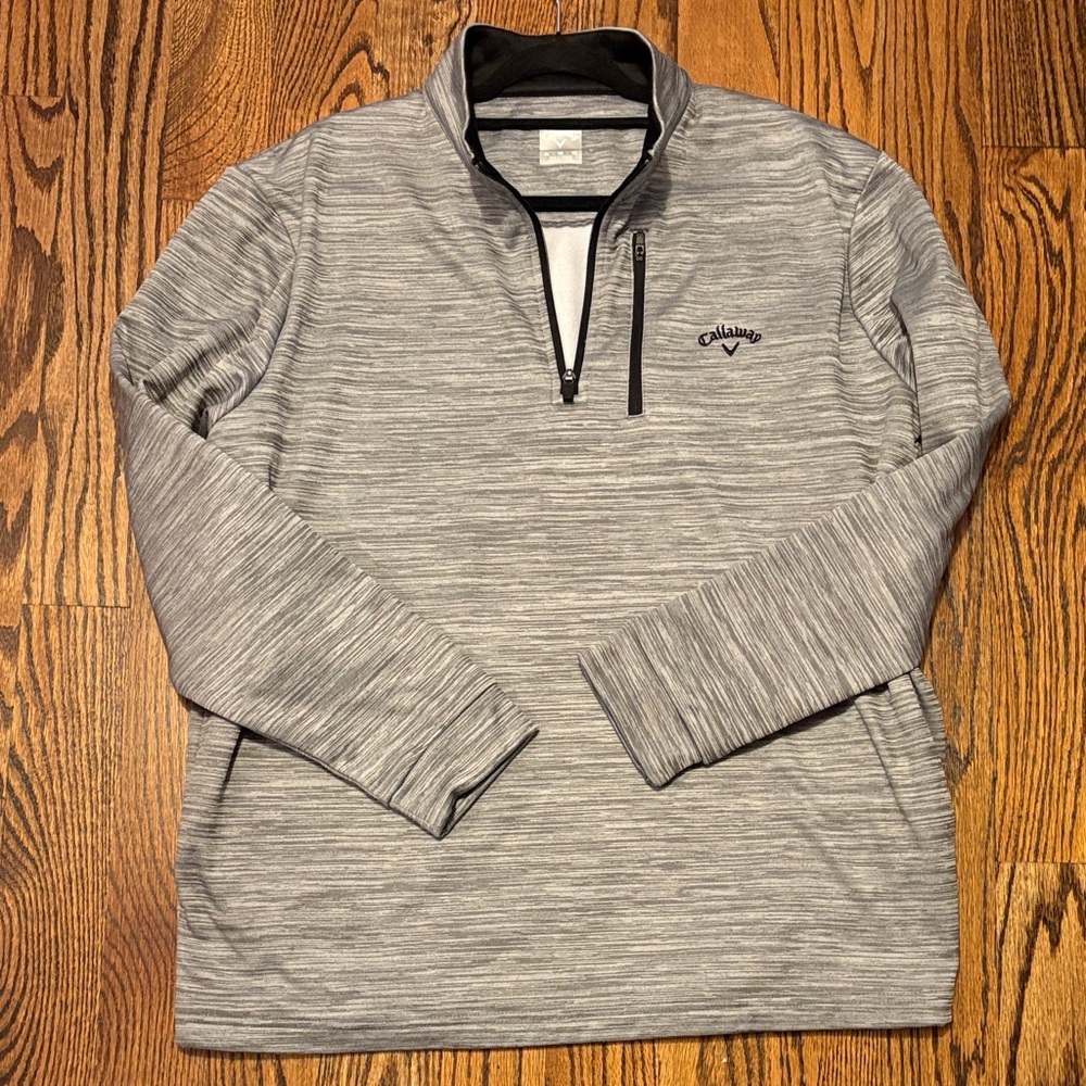 New w/o Tags Callaway Men's Quarter-Zip Sweater Pullover Men’s Size XL